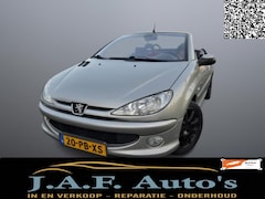 Peugeot 206 CC - 1.6 Automaat leder Airco cabrio nw apk