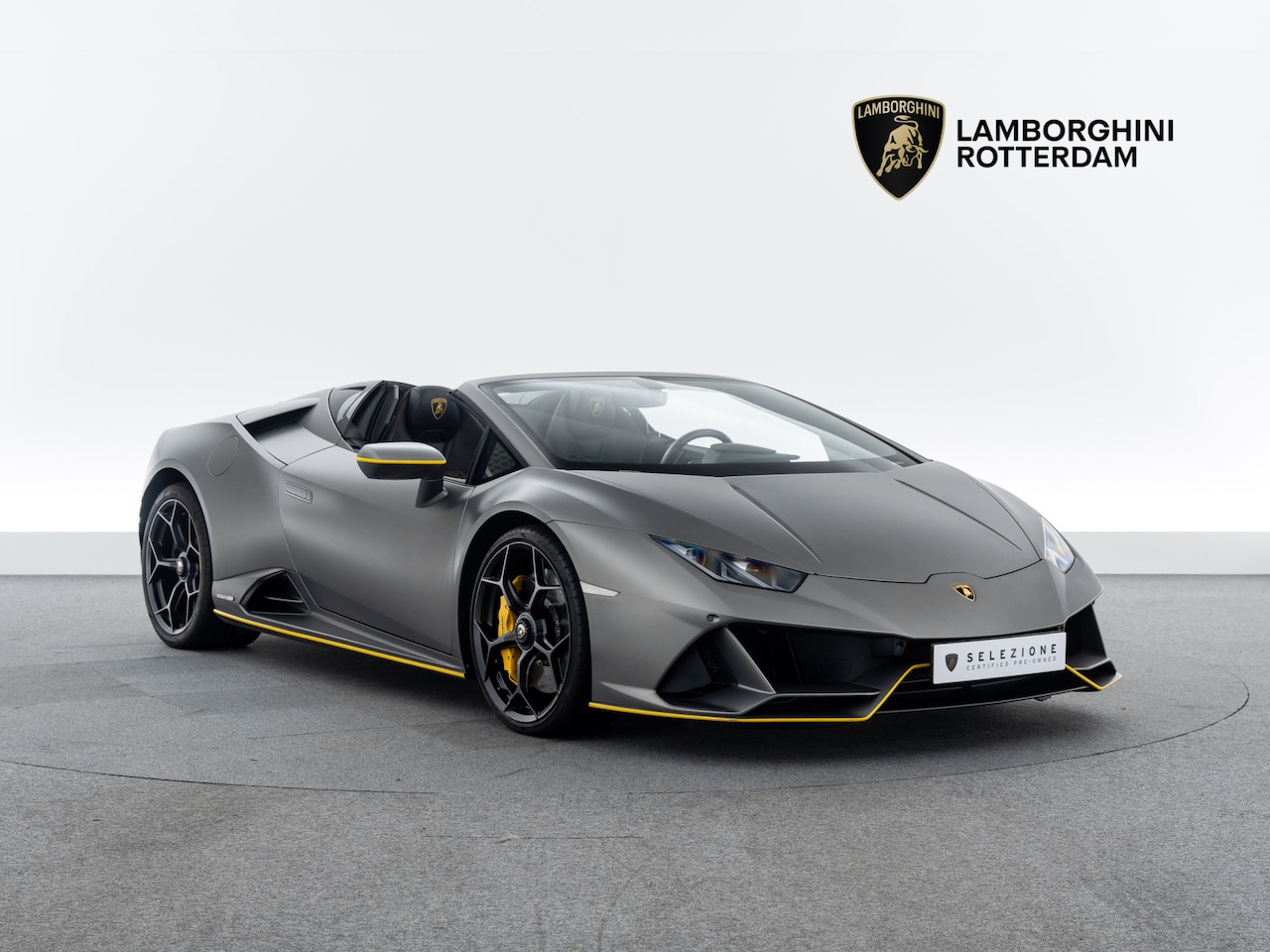 Lamborghini Huracán Evo Spyder - I Grigio Titans I PPF I Full options - AutoWereld.nl