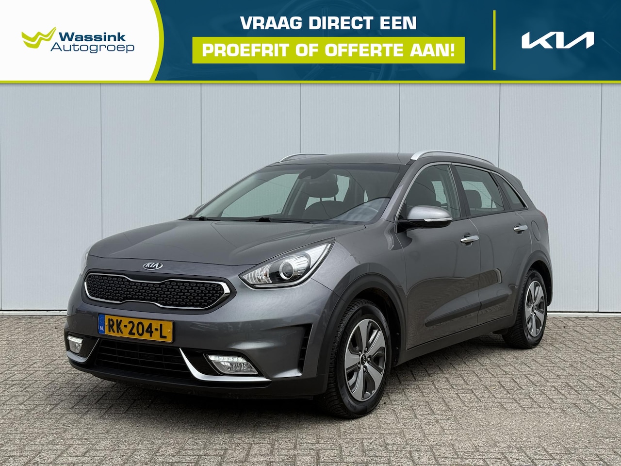 Kia Niro - 1.6 GDi Hybrid DynamicLine | Achteruitrijcamera | Cruise Control | Bluetooth | Airco | Nav - AutoWereld.nl