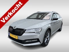 Skoda Superb Combi - 1.4 TSI iV 218pk Sportline Business DSG Automaat / Panoramadak / El.zetels met geheugen /