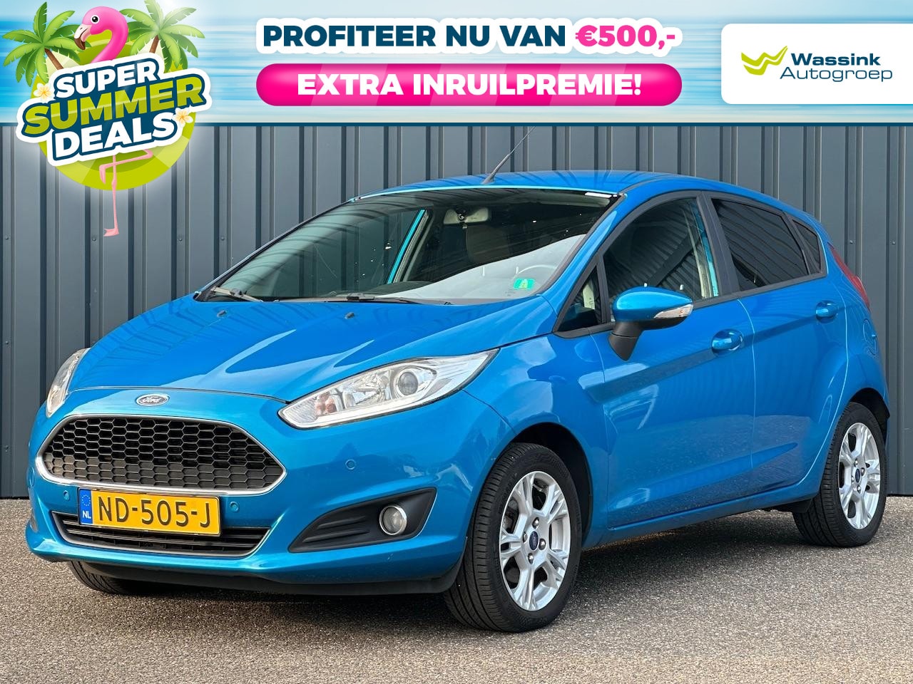 Ford Fiesta - 1.0 80PK 5D S/S Style Ultimate I NL Auto 1e Super Summer Deals  I Parkeersensoren V+A I Li - AutoWereld.nl