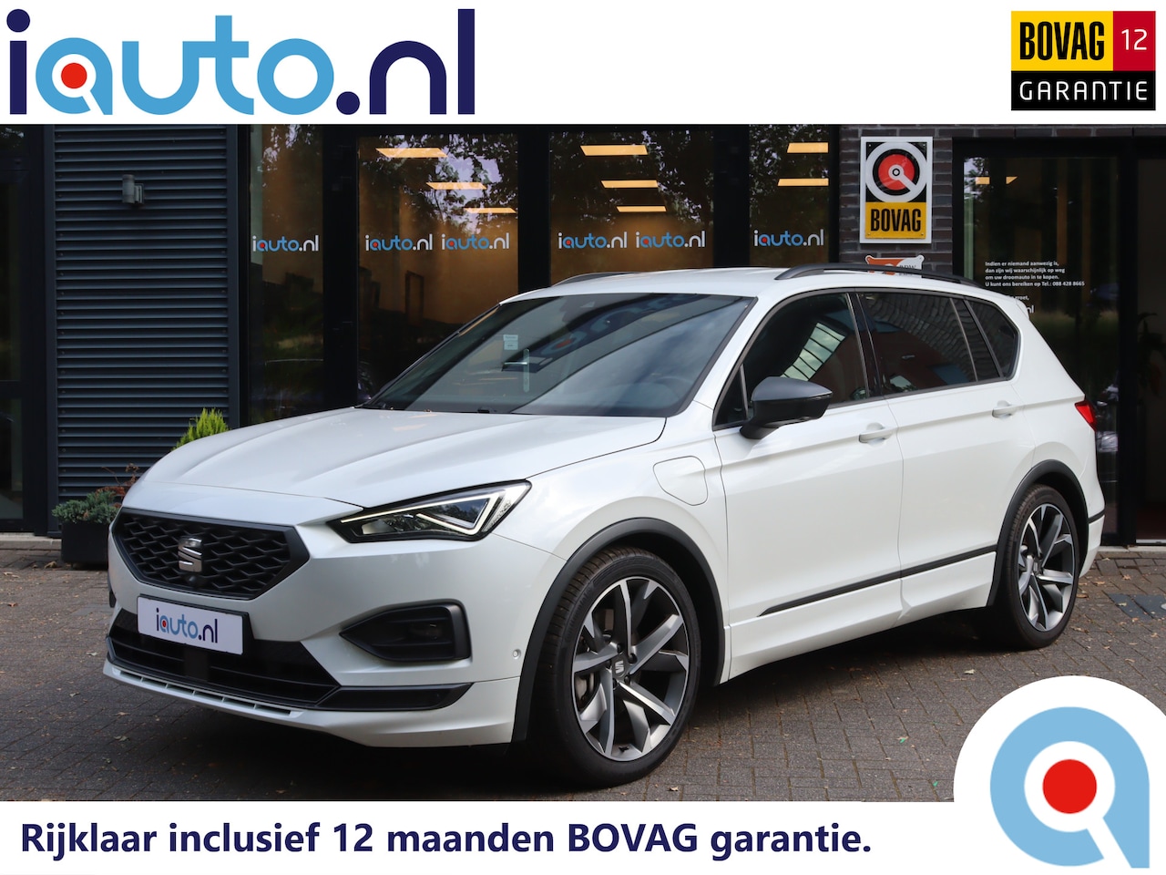 SEAT Tarraco - 1.4 TSI 180kW e-Hybrid FR LED/DCC/ACC/360/Keyless/Elek. stoel+mem/Dode-hoek/20"/Trekhaak w - AutoWereld.nl