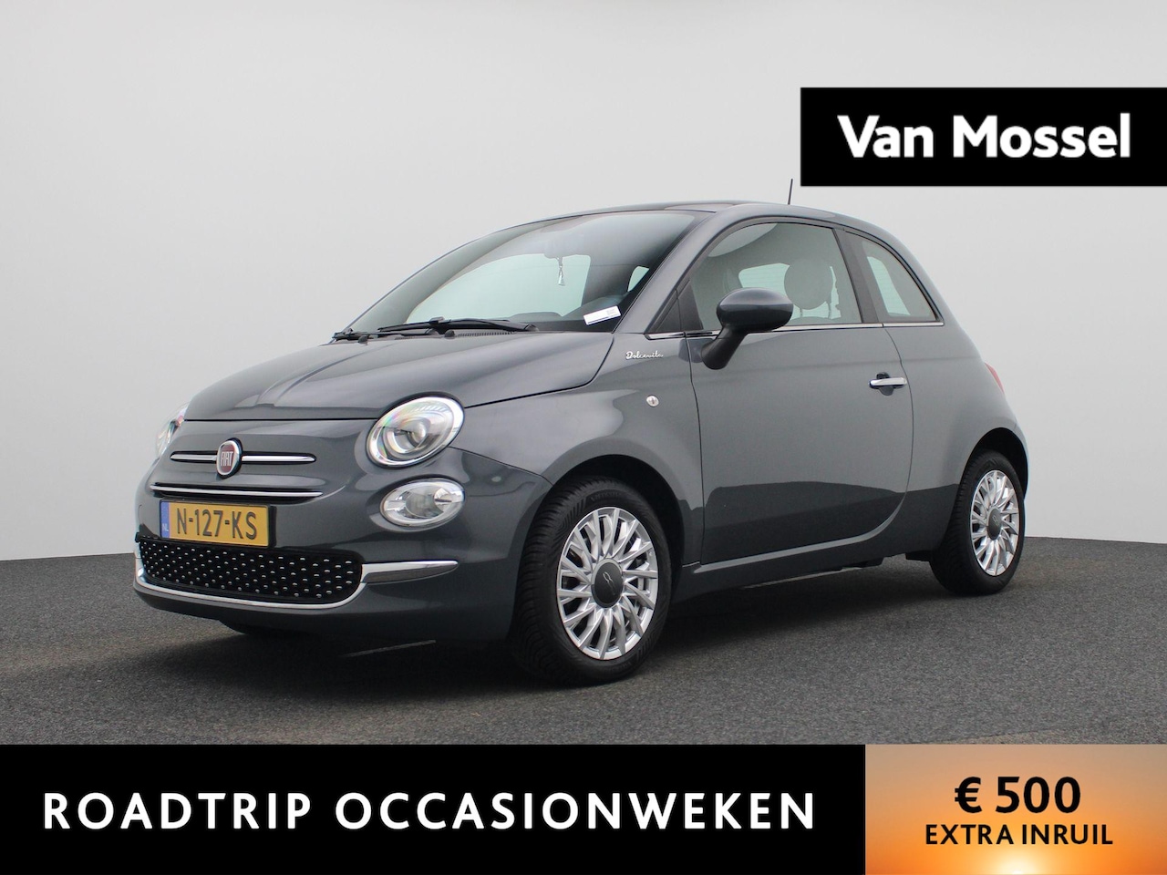 Fiat 500 - 1.0 Hybrid Dolcevita | PANO | Cruise Control | Apple Carplay/ Android Auto | Bi-xenon | - AutoWereld.nl