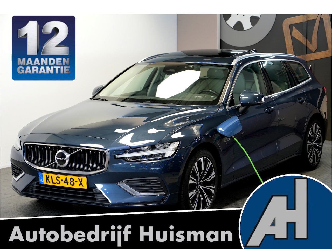 Volvo V60 - 2.0 T6 AWD 293kW/399pk Aut8 Plug-in hybrid Long Range Plus Bright PANORAMADAK + ADAPT.CRUI - AutoWereld.nl