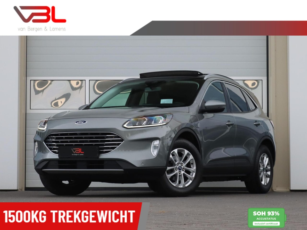 Ford Kuga - 2.5 PHEV 225PK Titanium | SOH 93% | Panoramadak | Trekhaak | - AutoWereld.nl