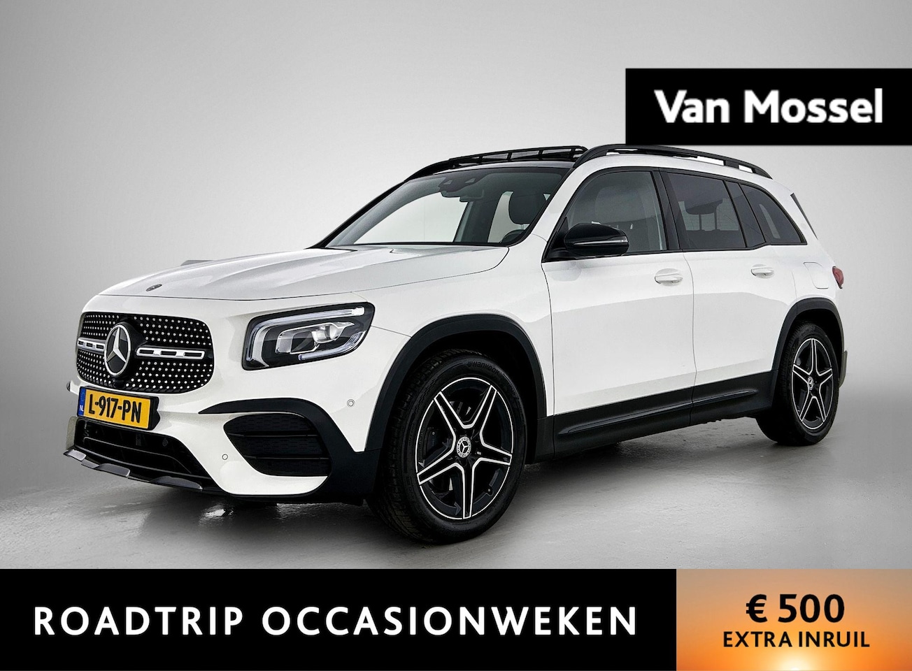 Mercedes-Benz GLB - 200 Premium Plus | Automaat | Sfeerverlichting | Panoramadak | Achteruitrijcamera | Parkee - AutoWereld.nl