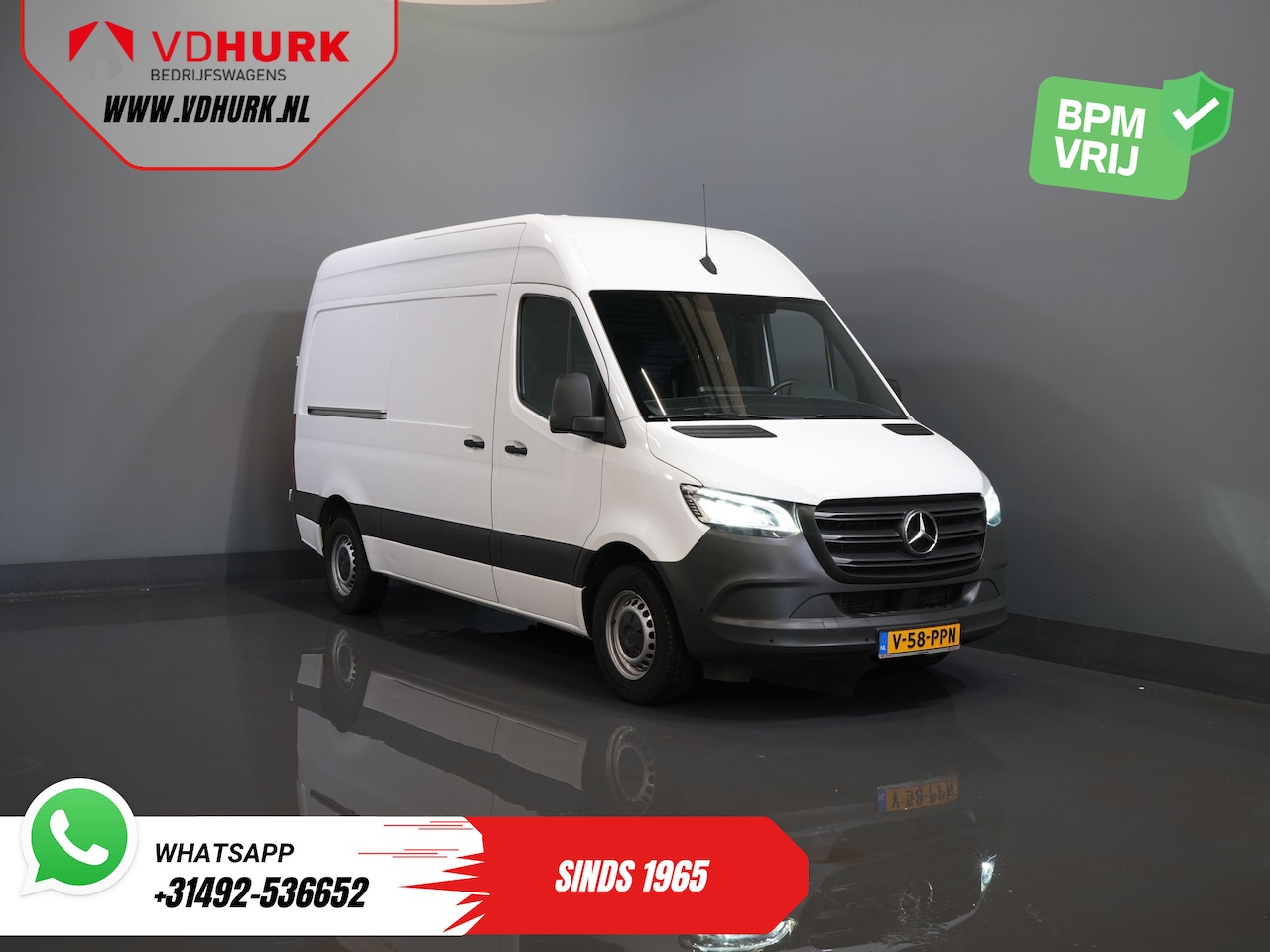 Mercedes-Benz Sprinter - 317 CDI Aut. L2H2 LED/ Carplay/ Gev.Stoel/ Camera/ Cruise/ PDC/ Airco - AutoWereld.nl