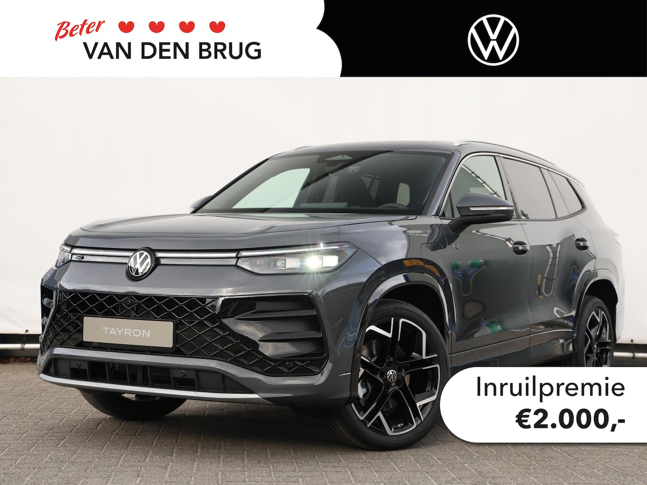 Volkswagen Tayron - R-Line Edition 1.5 eHybrid 204 PK | Navigatie | Camera | LED Matrix | Trekhaak | Panoramad - AutoWereld.nl