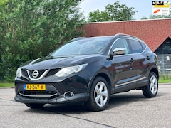 Nissan Qashqai - 1.2 Tekna Automaat*360 Camera*Pano*Leder*Navigatie*Trekhaak*Cruise*Clima*Dealer onderhoude