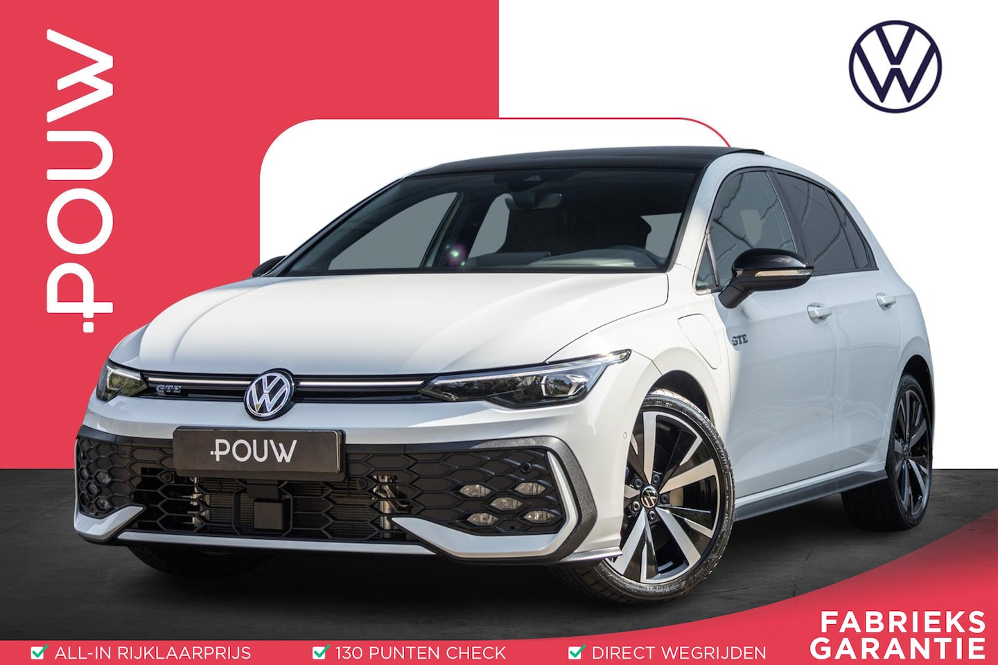 Volkswagen Golf - GTE 1.5 eHybrid 272pk | Panoramadak | Trekhaak | Blackstyle | Matrix LED - AutoWereld.nl