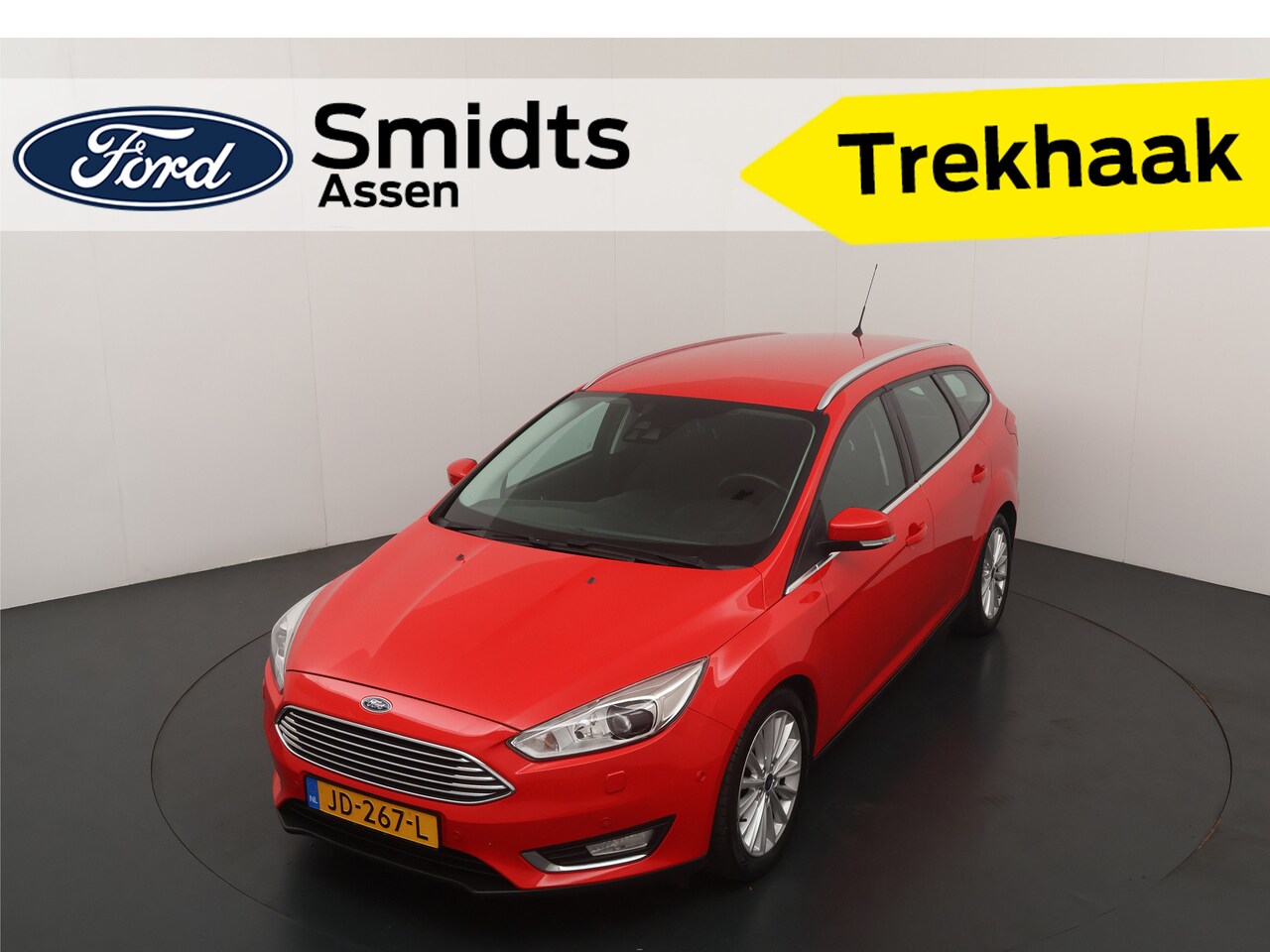 Ford Focus Wagon - 1.5 EcoBoost 150 pk Titanium | Trekhaak | 1500 kg trekgewicht | Voorruitverw. | 17" | Navi - AutoWereld.nl