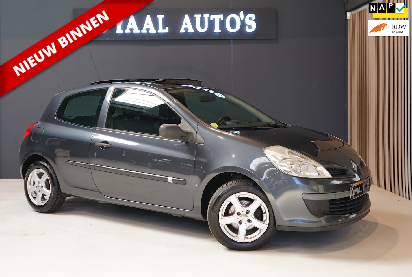 Renault Clio - 1.2-16V Business Line | PANO | AIRCO | ELEK.RAMEN | APK | NAP. - AutoWereld.nl