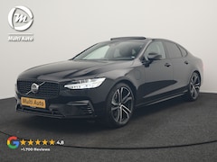 Volvo S90 - T8 AWD Ultimate Dark 456pk PHEV Dealer O.H | Four C Luchtvering | Schuifdak | Bowers & Wil