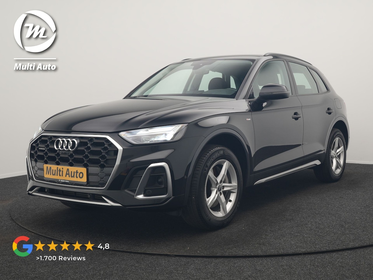 Audi Q5 - 50 TFSI e quattro S Line PHEV 300pk Dealer O.H | Trekhaak Af Fabriek | 360 Camera | Adapti - AutoWereld.nl