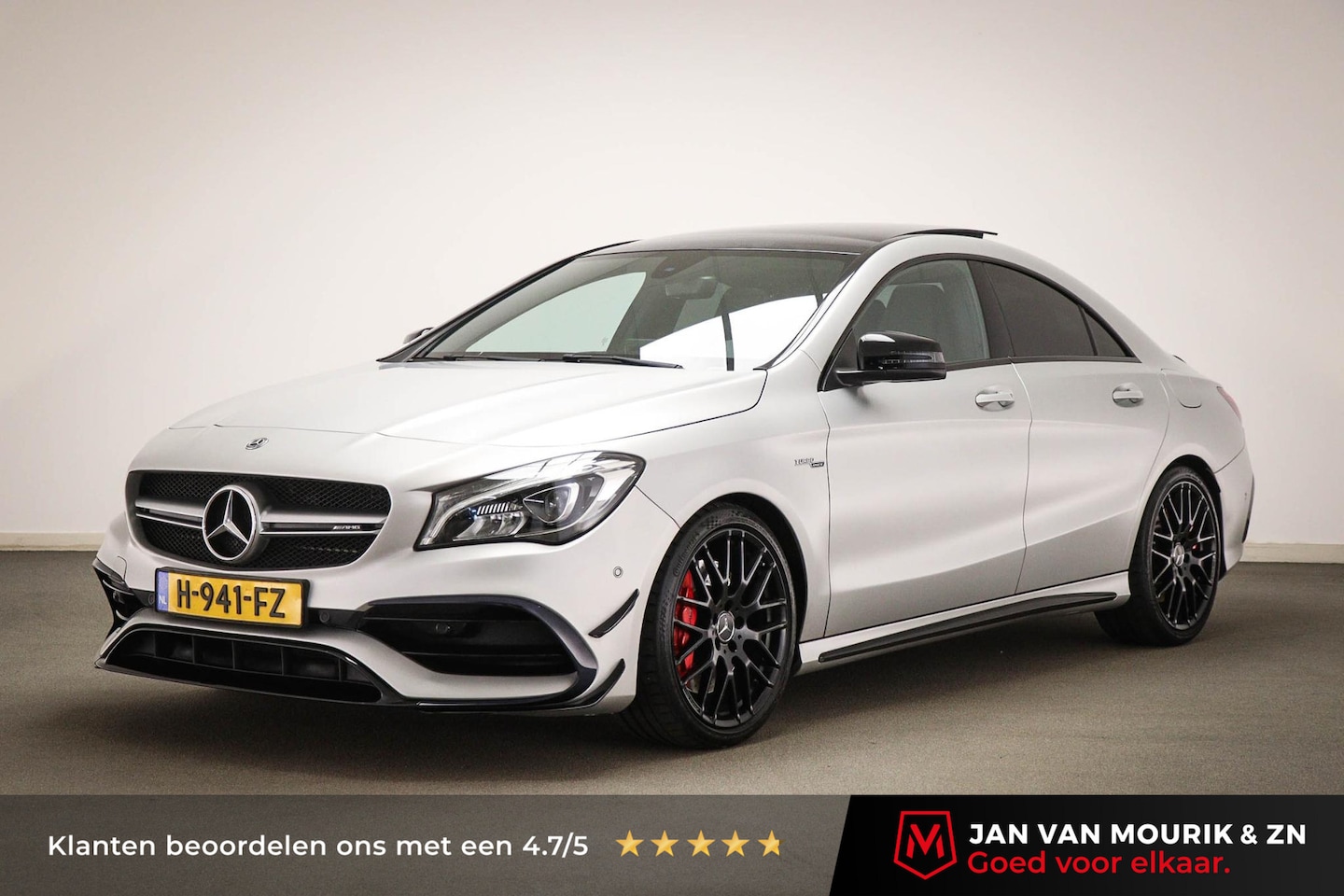 Mercedes-Benz CLA-Klasse - AMG 45 4MATIC Ambition | PANORAMADAK | SFEERVERLICHTING | RECARO | STOELVERWARMING | CAMER - AutoWereld.nl
