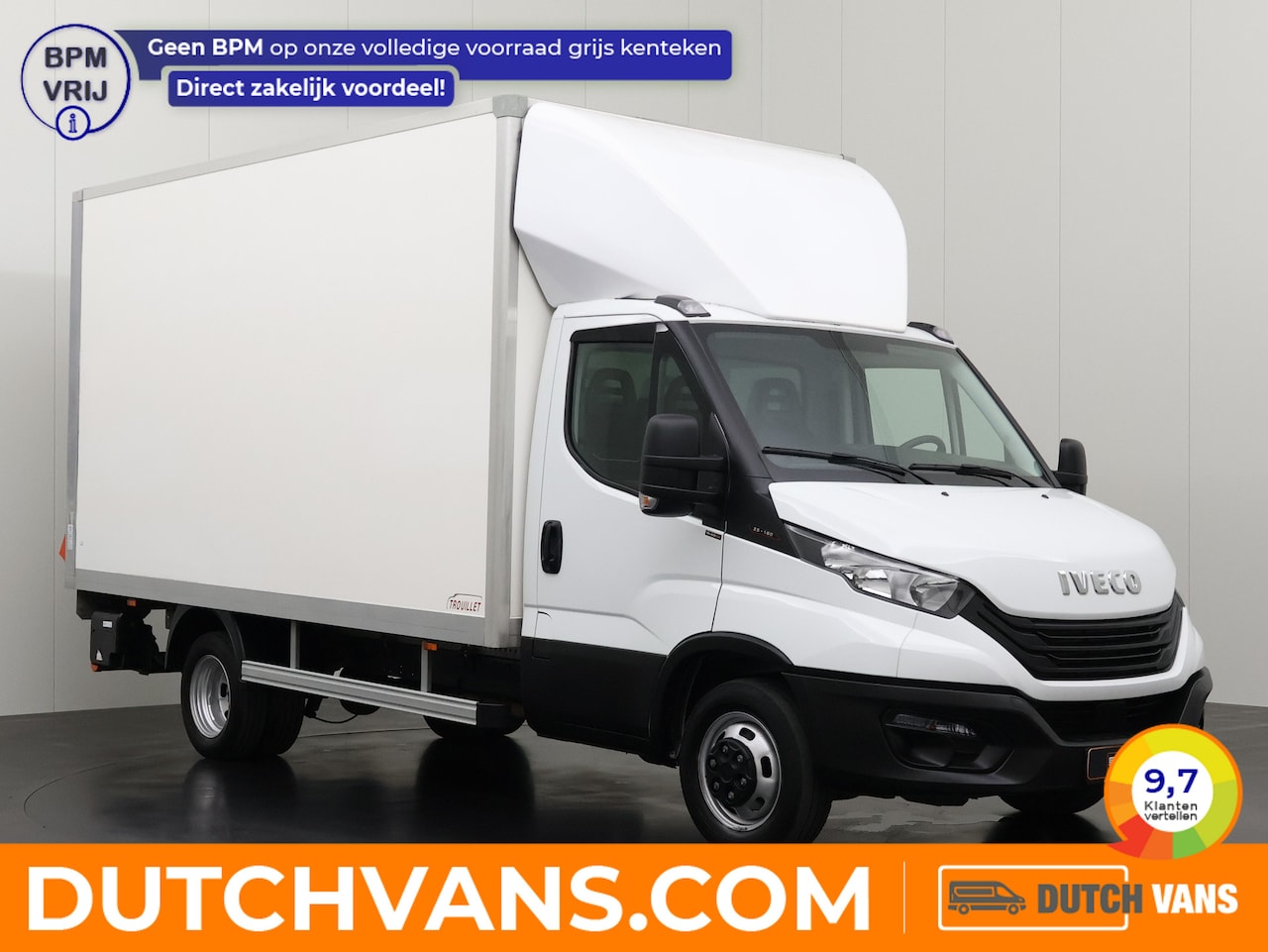 Iveco Daily - 35C16 3.0 Bakwagen+Laadklep | Dakspoiler | Airco | Cruise - AutoWereld.nl