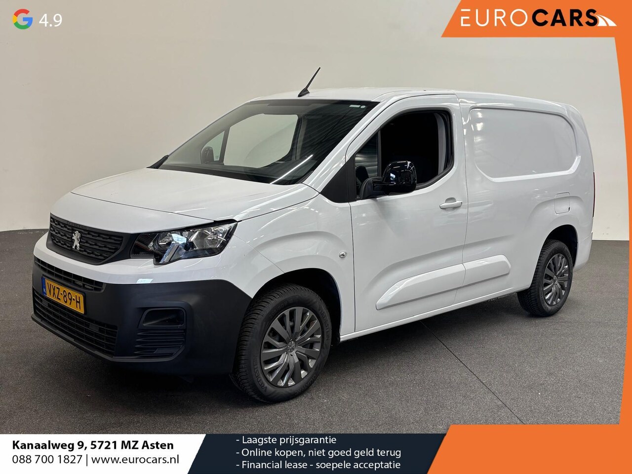 Peugeot Partner - 1.5 BlueHDi 100 S&S L1 Airco Radio Lichtmetalen velgen Camera Apple Carplay/ Android Auto - AutoWereld.nl