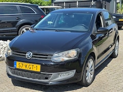 Volkswagen Polo - 1.4 16V Highline Automaat 2009 NW Model Zwart Climate control