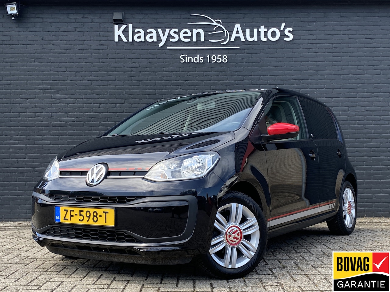 Volkswagen Up! - 1.0 BMT up! Beats | dealer onderh. | climate control | bluetooth | alcantara/stof | all se - AutoWereld.nl