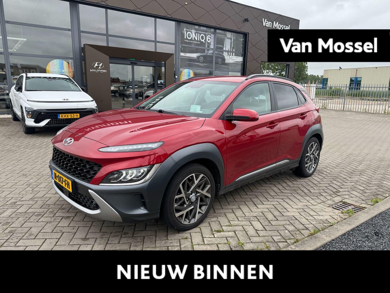 Hyundai Kona - 1.6 GDI HEV Premium Trekhaak | Eerste eigenaar |Stoelverwarming | Stoelverkoeling | Head-u - AutoWereld.nl