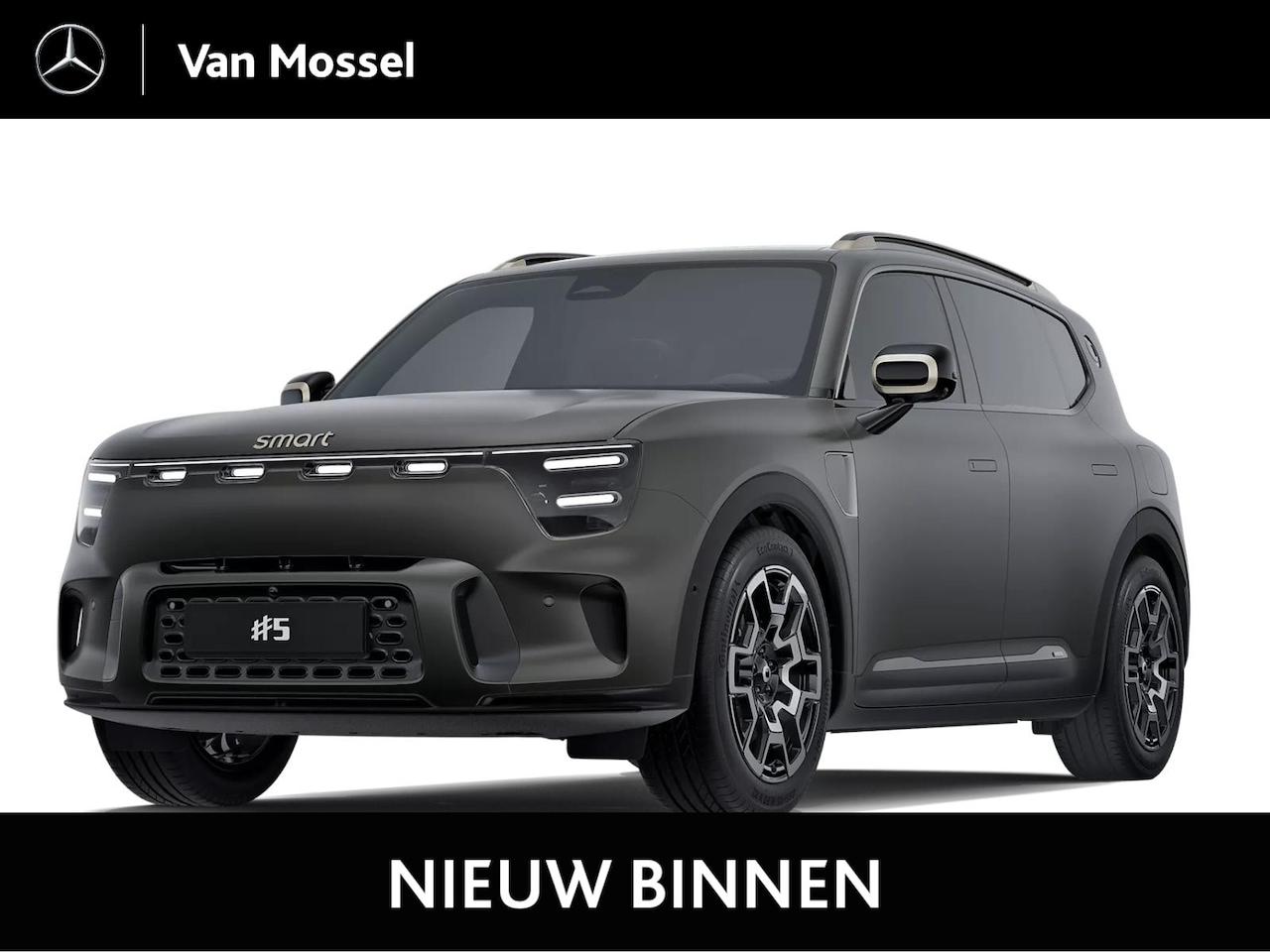 Smart #5 - Pulse /Halo panoramisch dak / 20" Helix/ Offroad rijmodus / DC-opladen 400 kW / 360°-camer - AutoWereld.nl