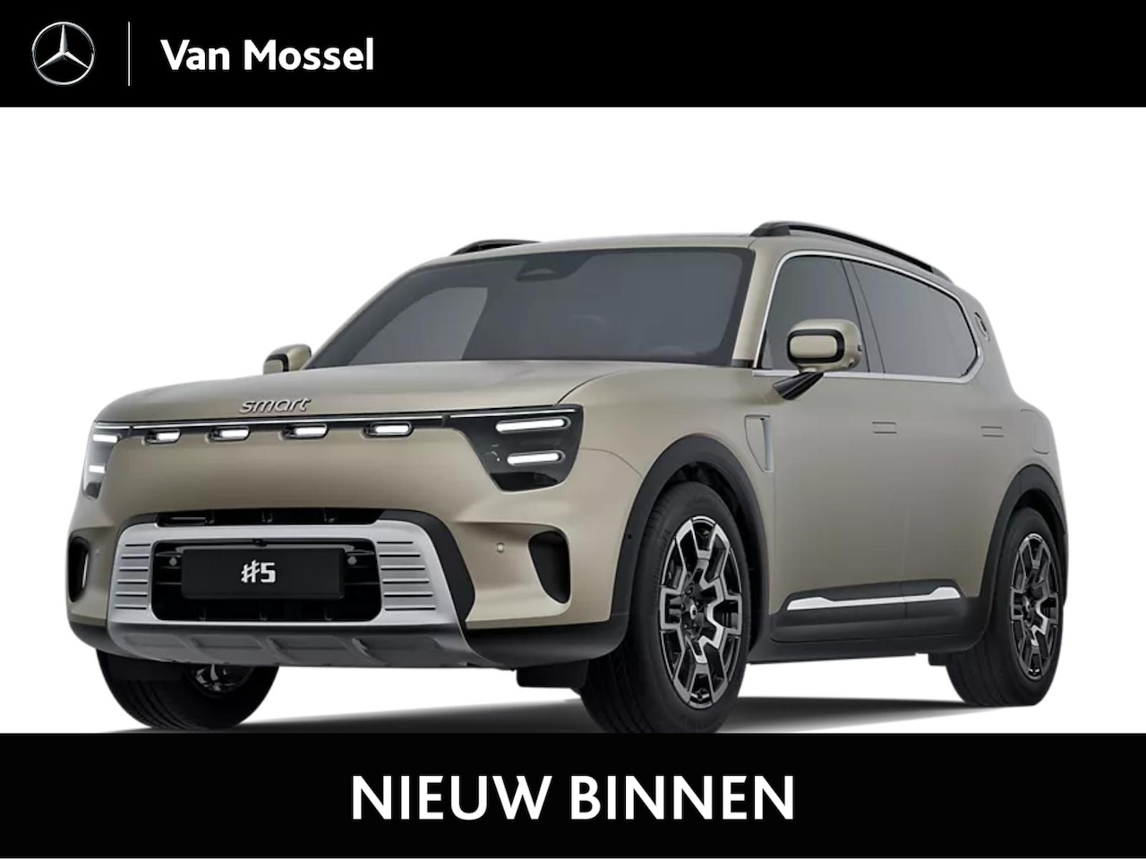 Smart #5 - Pulse / Halo panoramisch dak / 20" Helix/ Offroad rijmodus / DC-opladen 400 kW / 360°-came - AutoWereld.nl