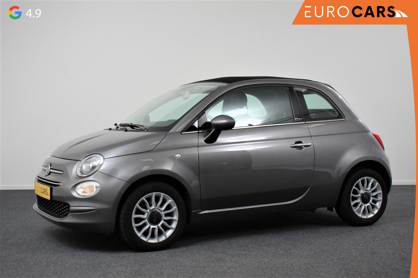 Fiat 500 C - 1.2 Lounge Navigatie Lederen interieur Climate control Cruise control Parkeer sensor achte - AutoWereld.nl