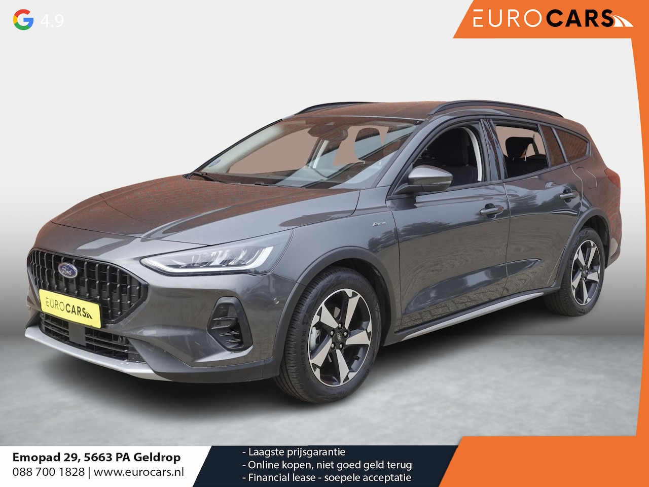 Ford Focus Wagon - 1.0 EcoBoost 155pk Hybrid Active X Navigatie Climate Control Camera Parkeer sensoren B&O D - AutoWereld.nl