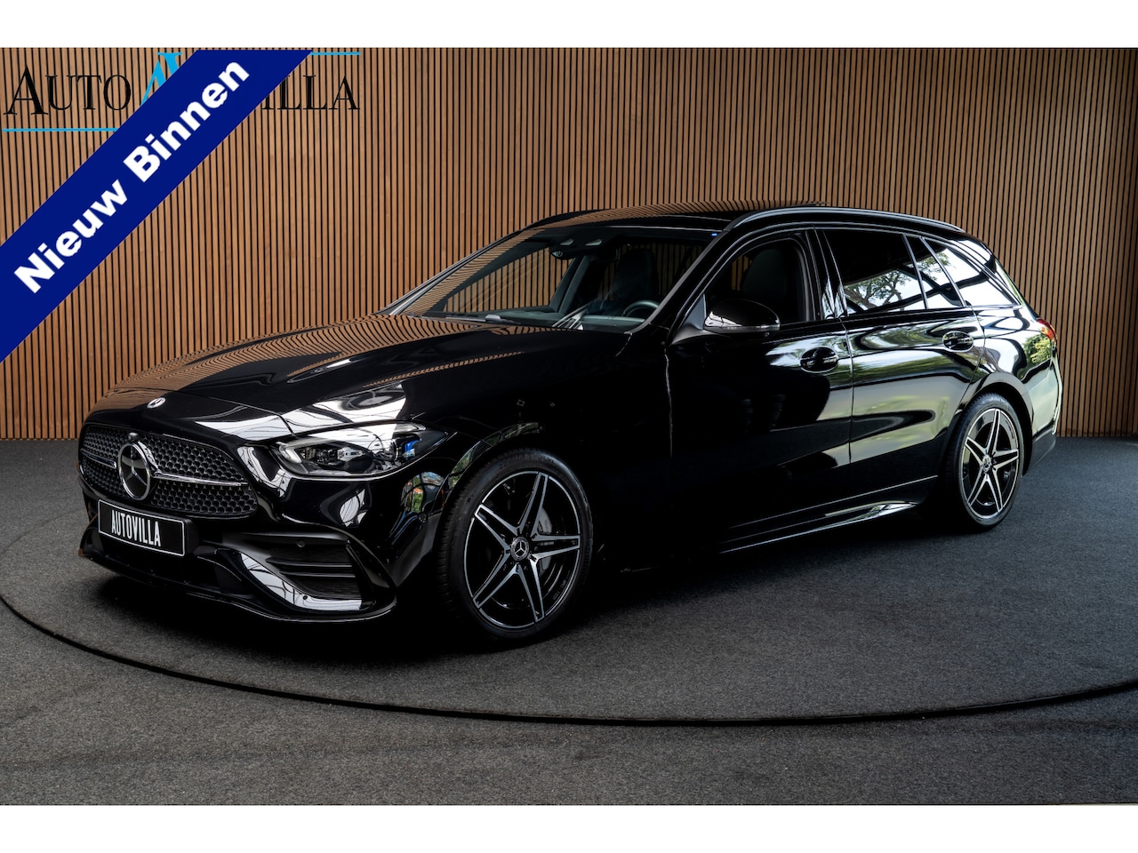 Mercedes-Benz C-klasse Estate - 180 AMG Line Panodak Leer 360° Memory Distronic+ Matrix Laser Navi LED Nightpack Elektr. t - AutoWereld.nl