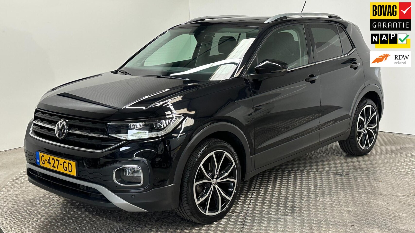 Volkswagen T-Cross - 1.0 TSI Style benzine automaat navigatie carplay parkeersensoren cruisecontrol blindspot - AutoWereld.nl