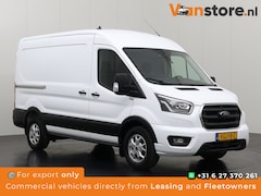 Ford Transit - 2.0TDCI 185PK Automaat L2H2 Limited | 2xSchuifdeur | Navigatie | Camera | Airco | 3-Zits |