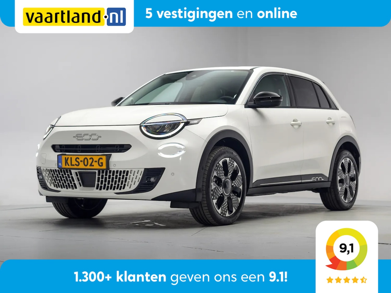Fiat 600 - 1.2 Hybrid la Prima [ Navi - AutoWereld.nl