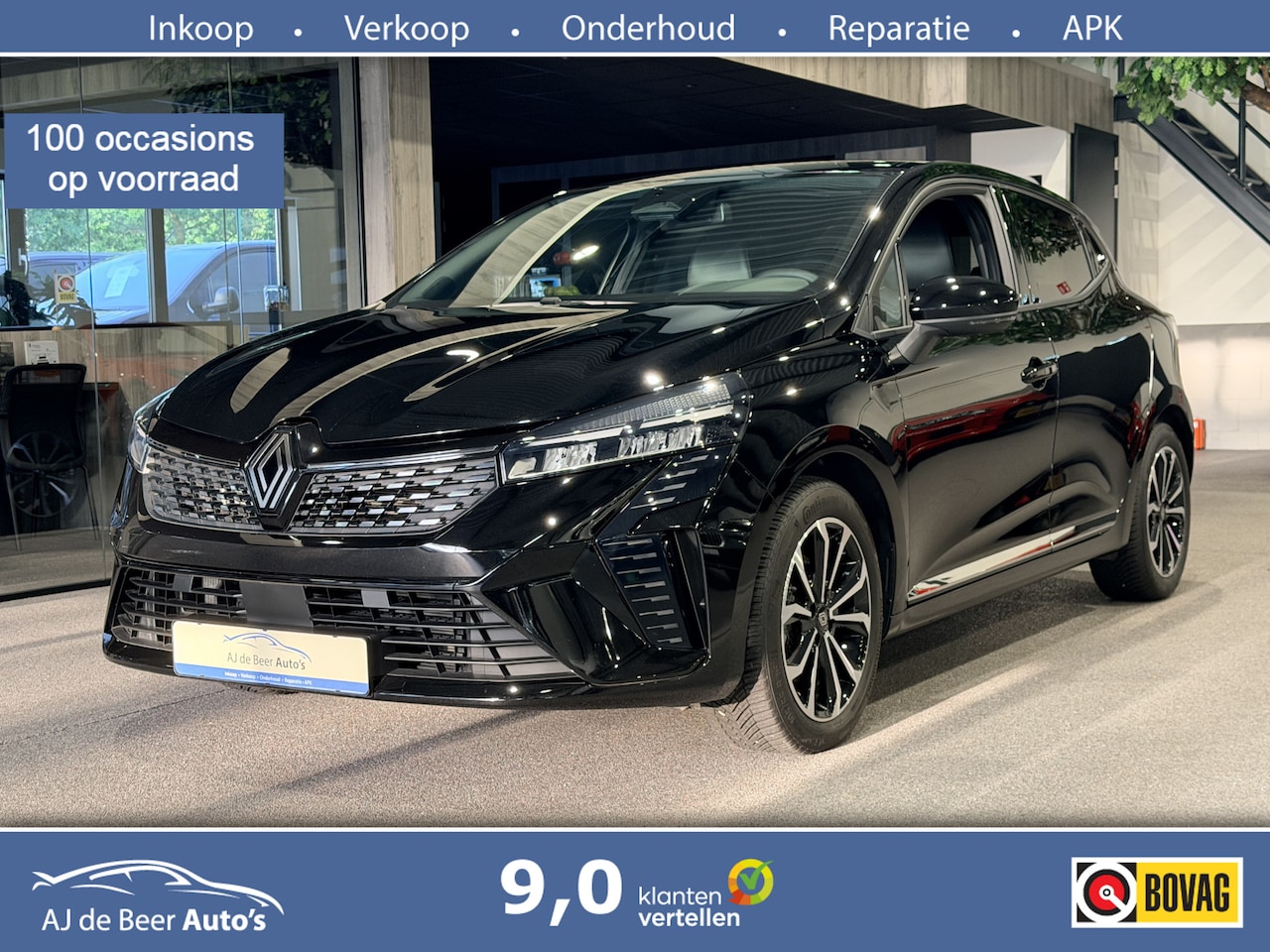 Renault Clio - 1.6 E-Tech Full Hybrid 145 techno Camera | Stuur/Stoelverwarming | Carplay | LED | Half le - AutoWereld.nl