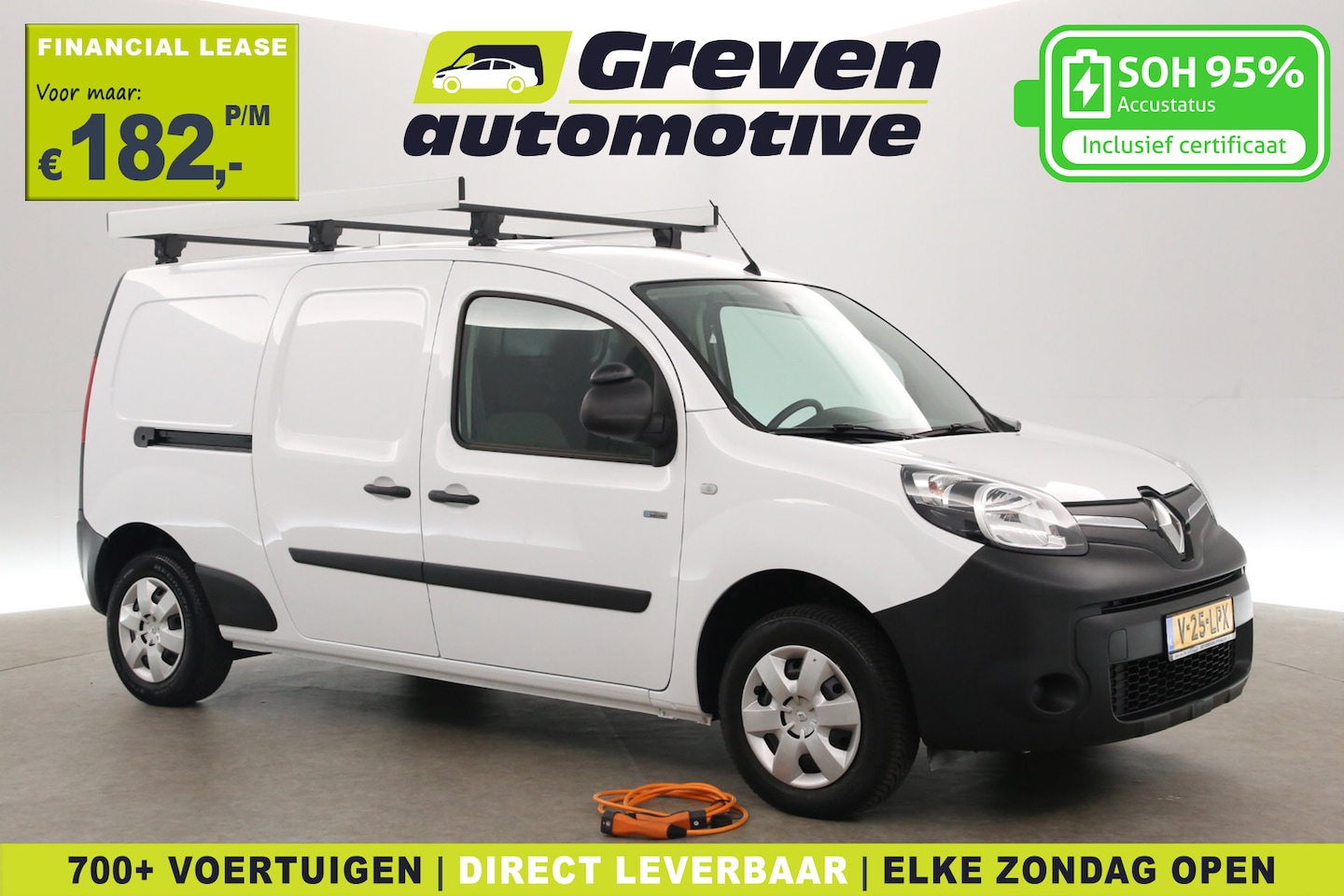 Renault Kangoo - Z.E. Maxi L2H1 33 KWh (Huur accu) | SOH 95% | Airco | Navi | Imperiaal | Elektrpakket - AutoWereld.nl