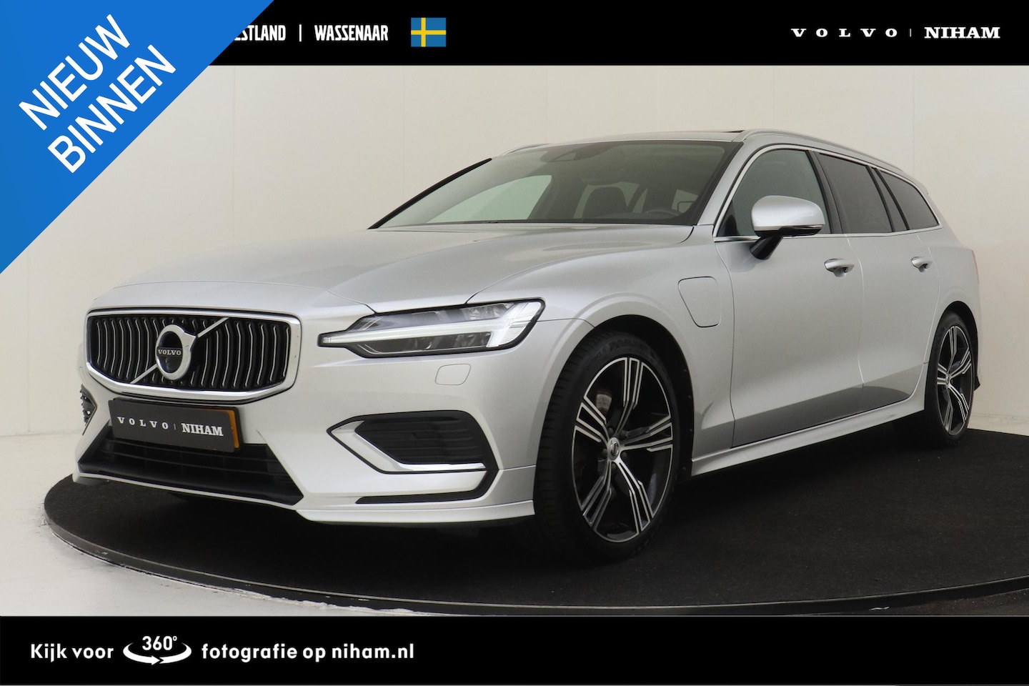 Volvo V60 - T8 RECHARGE AWD INSCRIPTION -PANO.DAK|HARMAN/KARDON|360°CAM|BLIS|HEAD-UP DISP.|STYLING|TRE - AutoWereld.nl