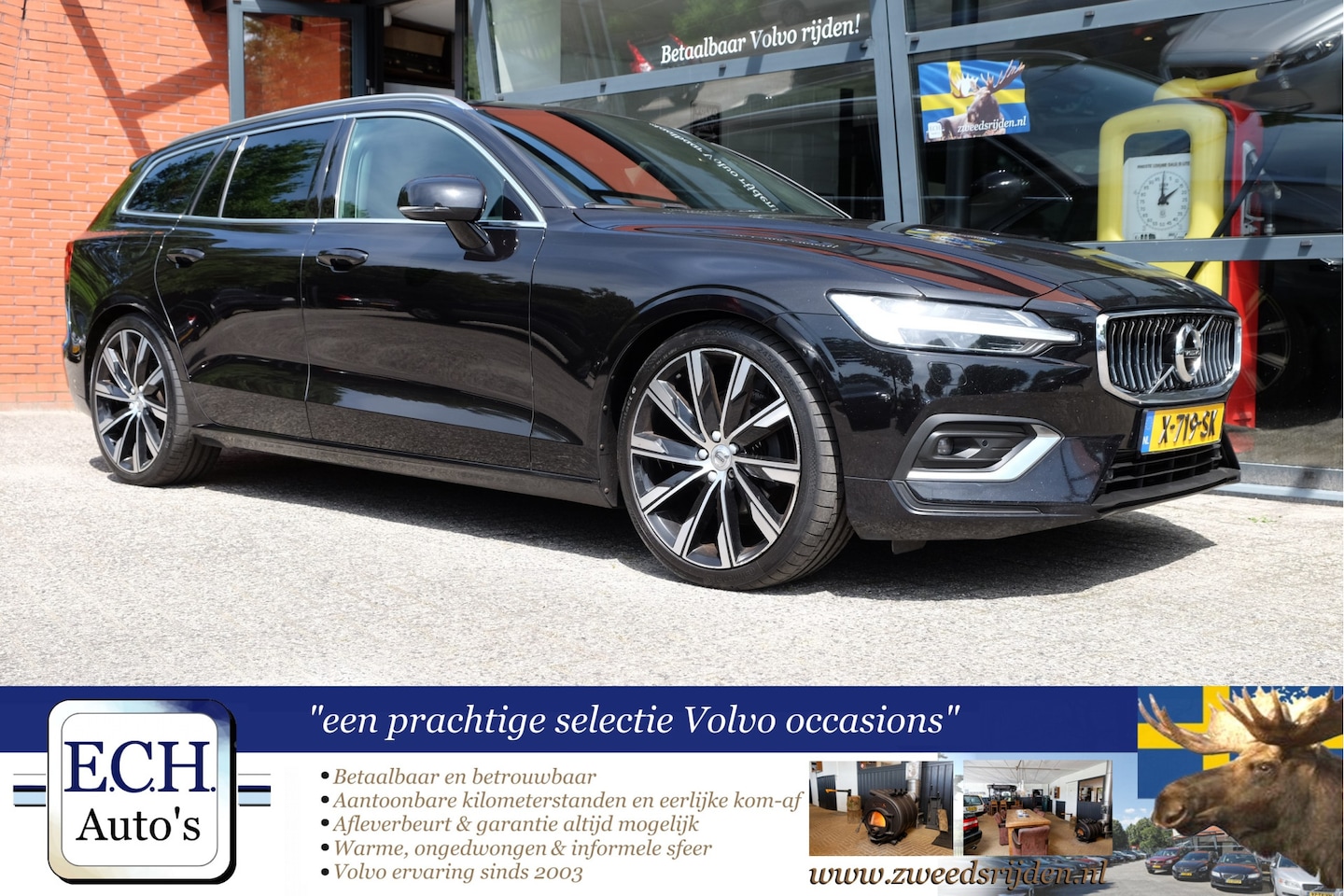 Volvo V60 - 2.0 T4 190 pk Aut. Inscription, Leer, 20 inch, Adaptieve CC - AutoWereld.nl