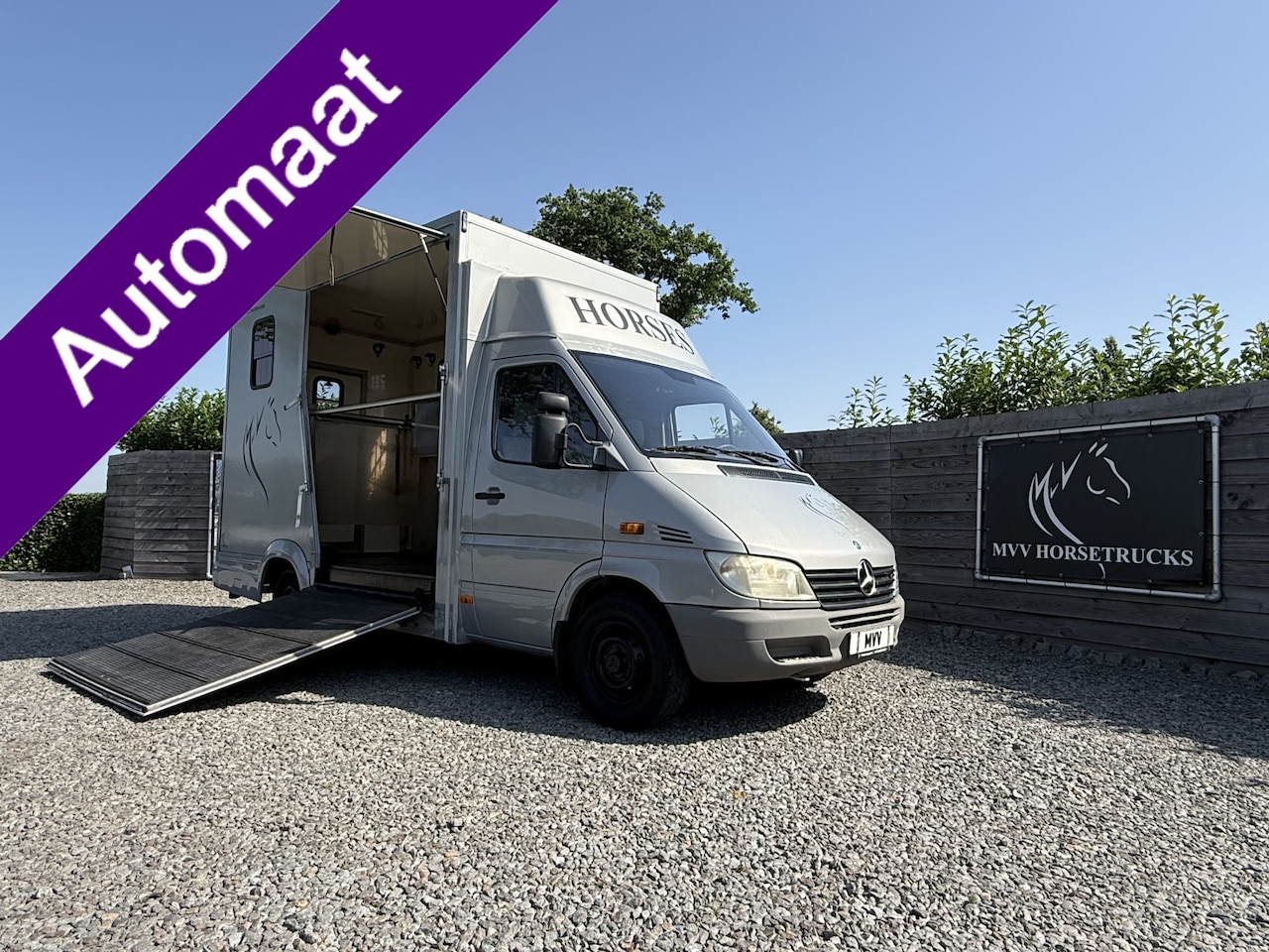 Mercedes-Benz Sprinter - | HORSETRUCK | TVW | CLASSIC 3XL | 2002 | AUTOMAAT | 161.410KM | L2 | NO VAT | BELGISCH KE - AutoWereld.nl