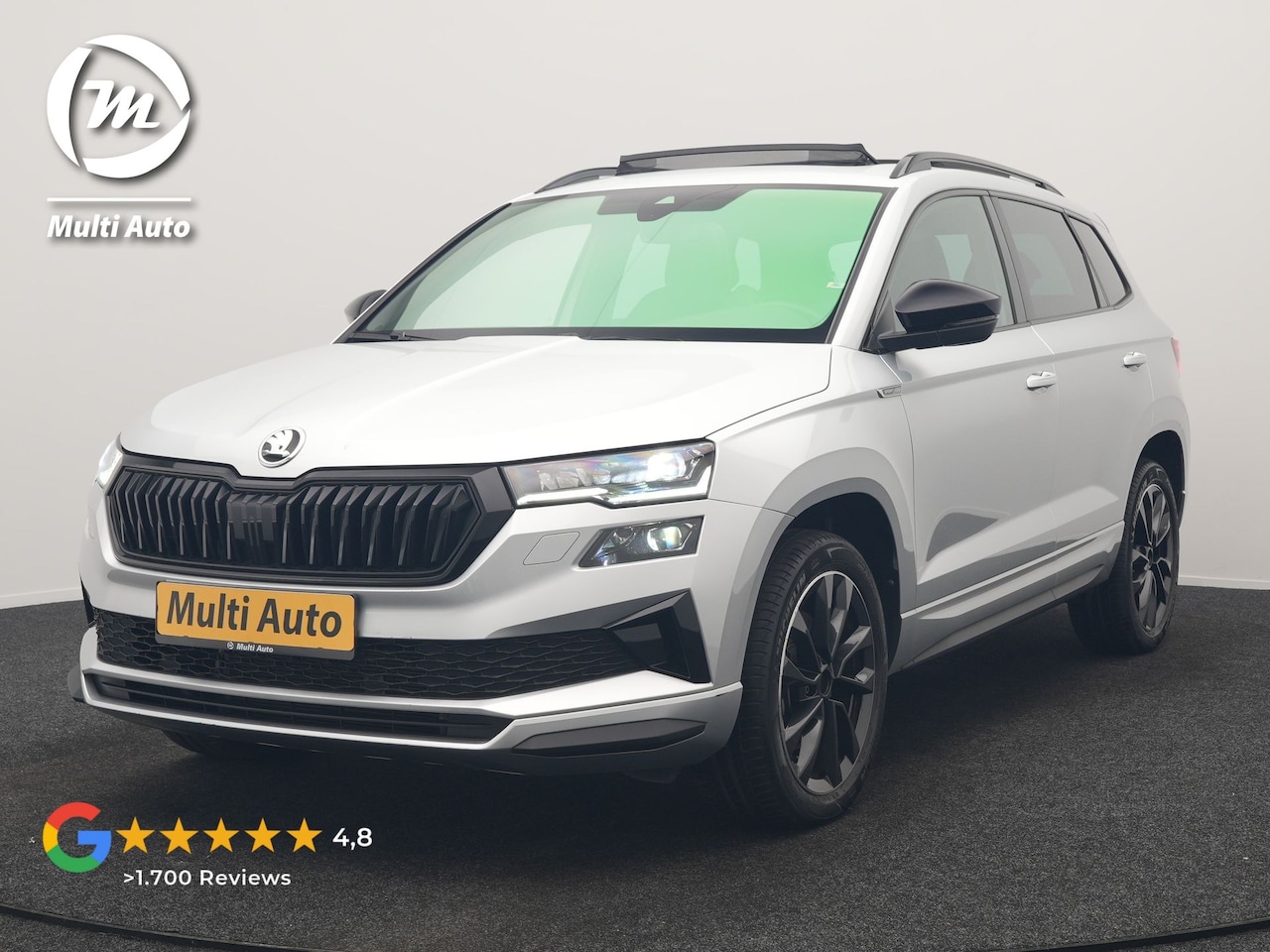 Skoda Karoq - 1.5 TSI ACT Sportline Facelift Model 150pk DSG Dealer O.H | Trekhaak Af Fabriek | Adaptive - AutoWereld.nl