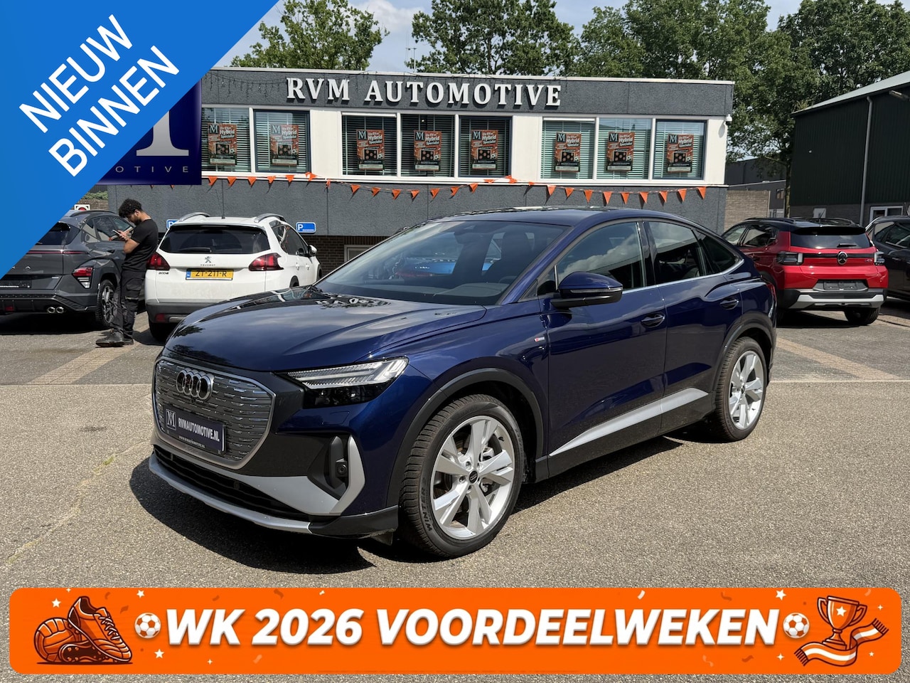 Audi Q4 Sportback e-tron - 45 Edition 82 kWh VAN: 44.900,- VOOR: 41.877,- UW WKVOORDEEL: 3.023,-|S-LINE| 10.000KM! | - AutoWereld.nl