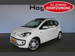 Volkswagen Up! - 1.0 High Up Panoramadak Airco Navigatie Stoelverwarming Inruil Mogelijk