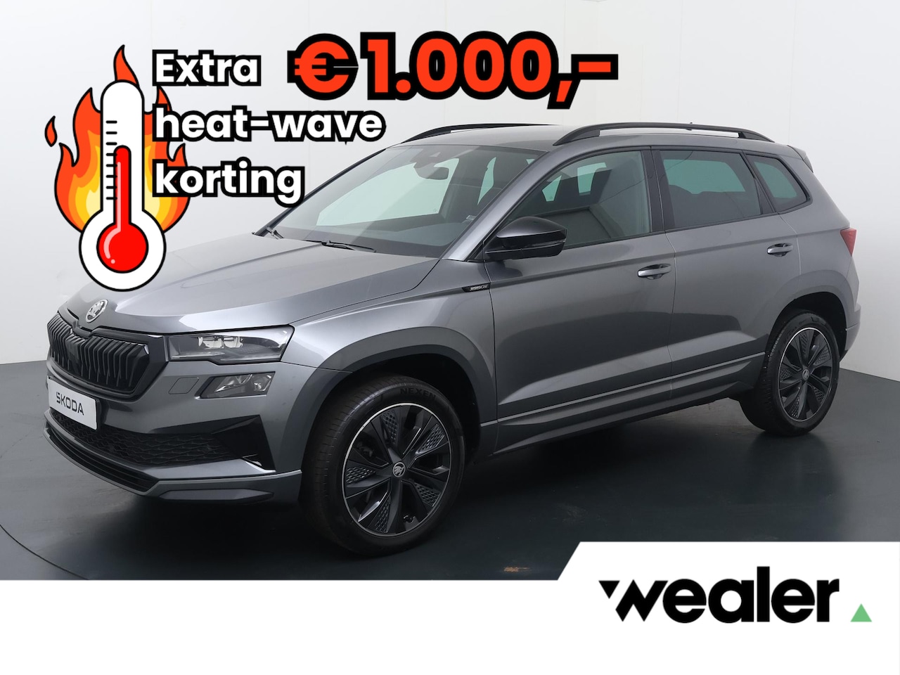 Skoda Karoq - 1.5 TSI ACT Sportline Business | 150 PK | Automaat | Trekhaak wegklapbaar | Achteruitrijca - AutoWereld.nl