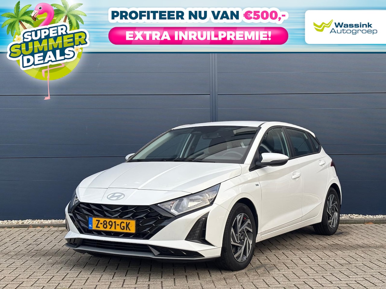 Hyundai i20 - 1.0 T-GDI 48V MHEV 100pk Summer Deals! | Cruise control | Dodehoek-detectie - AutoWereld.nl