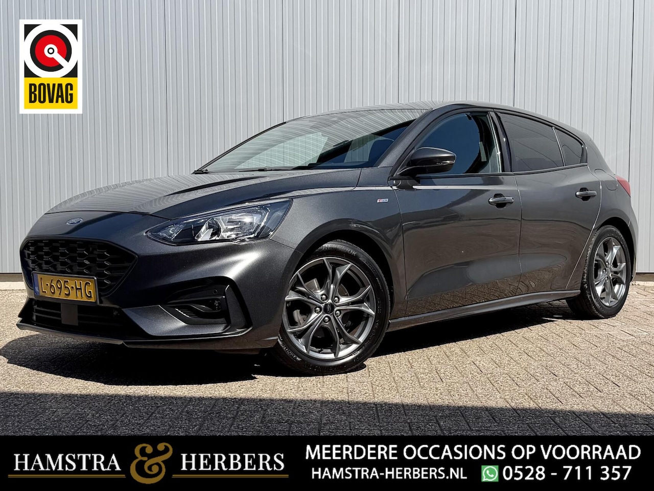 Ford Focus - 1.0 EcoBoost Hybrid ST Line X Business antraciet - AutoWereld.nl