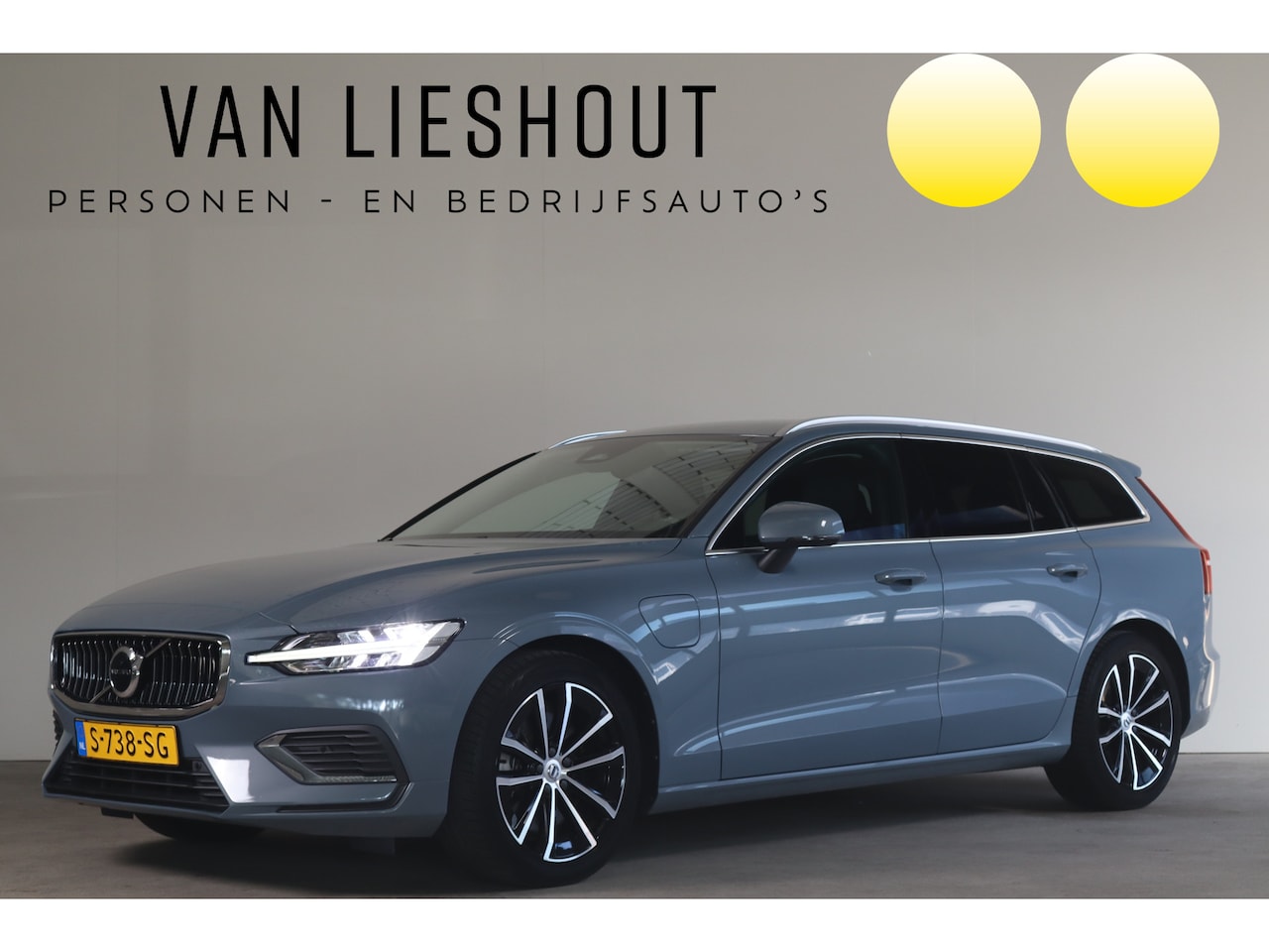 Volvo V60 - 2.0 T6 Plug-in hybrid AWD Core Bright - NL- Auto!! Stoel+Stuurverw I Adap Cruise I Camera - AutoWereld.nl