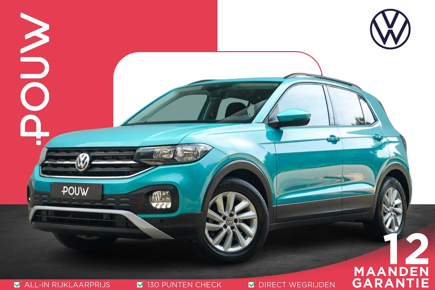 Volkswagen T-Cross - 1.0 TSI 95pk Life | Adaptive Cruise | Blindspot | Parkeersensoren V+A - AutoWereld.nl