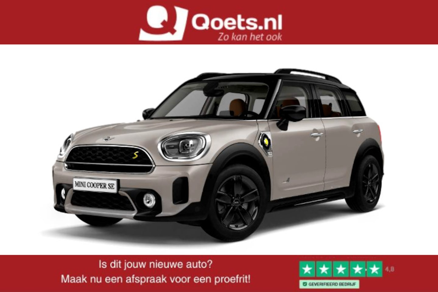 MINI Countryman - Cooper S E ALL4 Active Cruise Control - Elektrisch verstelbare/verwarmbare stoelen - Comfo - AutoWereld.nl
