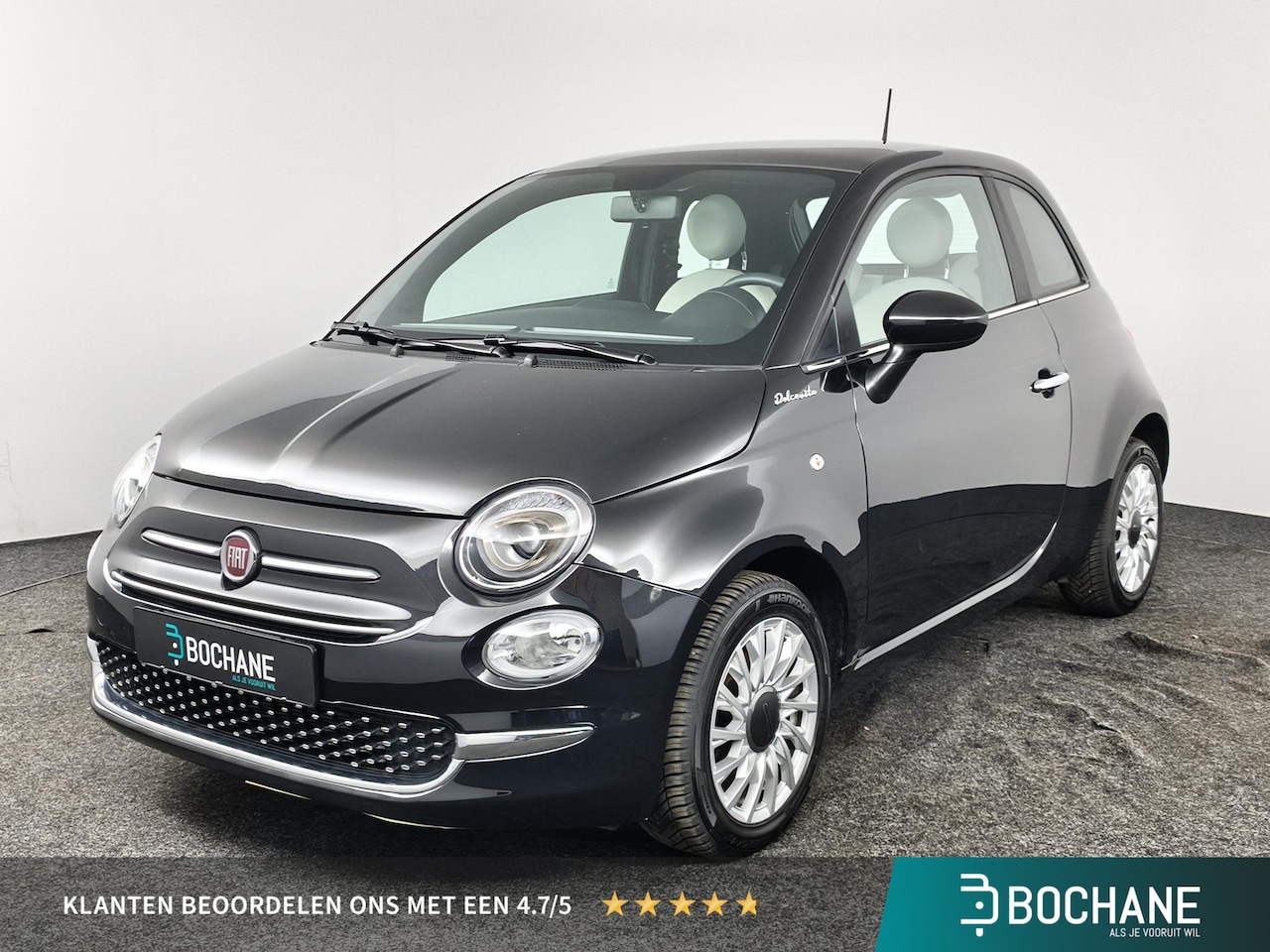 Fiat 500 - 1.0 Hybrid Dolcevita | Panoramadak | Climate control | Parkeersensor | Navigatie | AppleCa - AutoWereld.nl