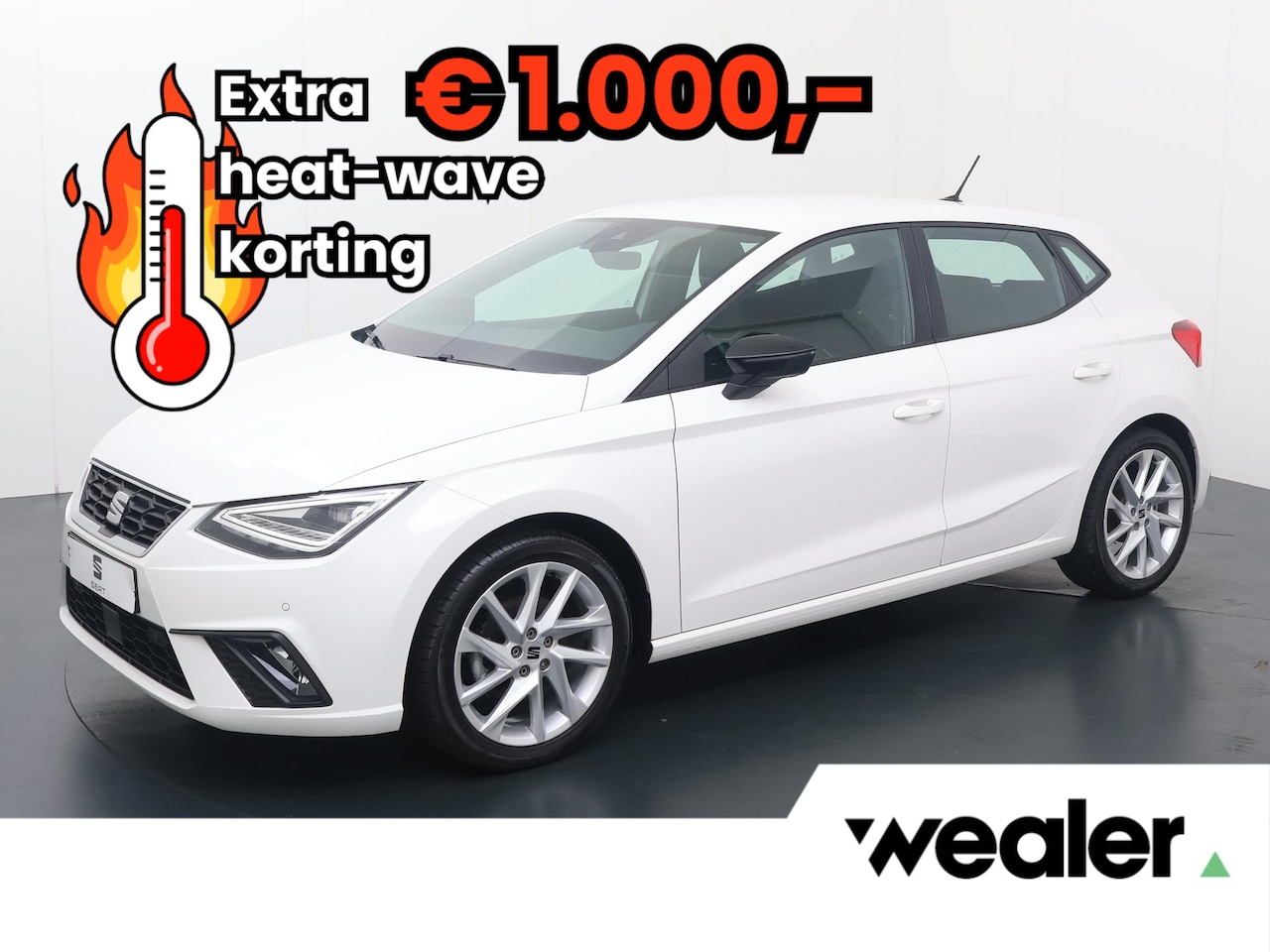 SEAT Ibiza - 1.0 EcoTSI FR | 110 PK | Achteruitrijcamera | Navigatiesysteem | Stoelverwarming | Parkeer - AutoWereld.nl