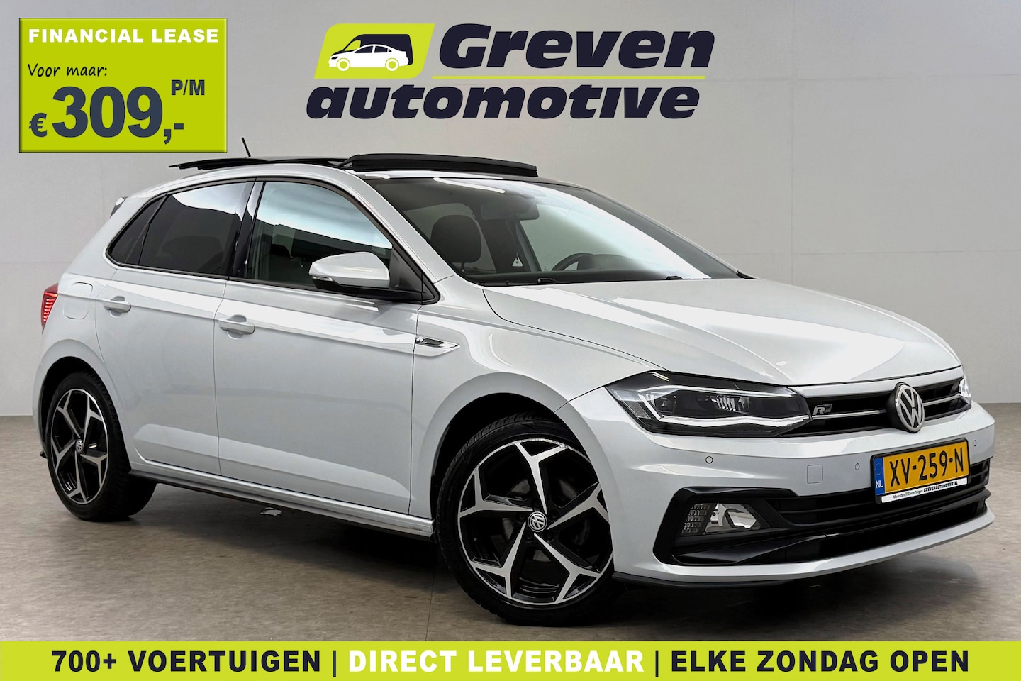 Volkswagen Polo - 1.0 TSI R-Line | Pano | DSG | Virtual | Carplay | Cruise | Navi | Parkeersens. | NAP - AutoWereld.nl