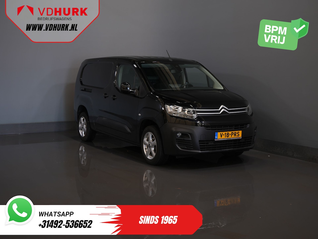Citroën Berlingo - 1.5 HDi 130 pk Aut. L2 3 Pers./ Carplay/ Climate/ Camera/ Standkachel/ Stoelverw/ Trekhaak - AutoWereld.nl